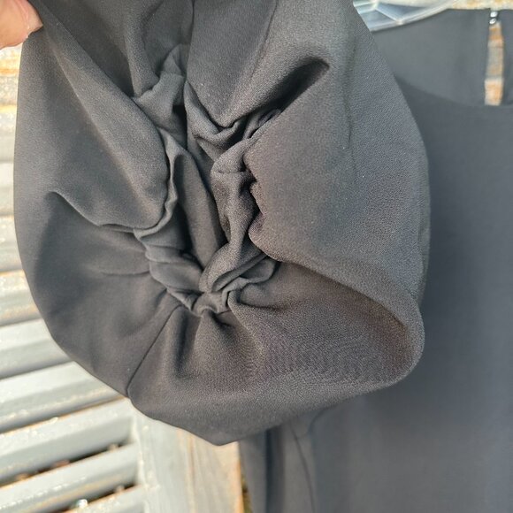 Hill House The Constance Midi Dress Black Sz XS NWT - Picture 8 of 16